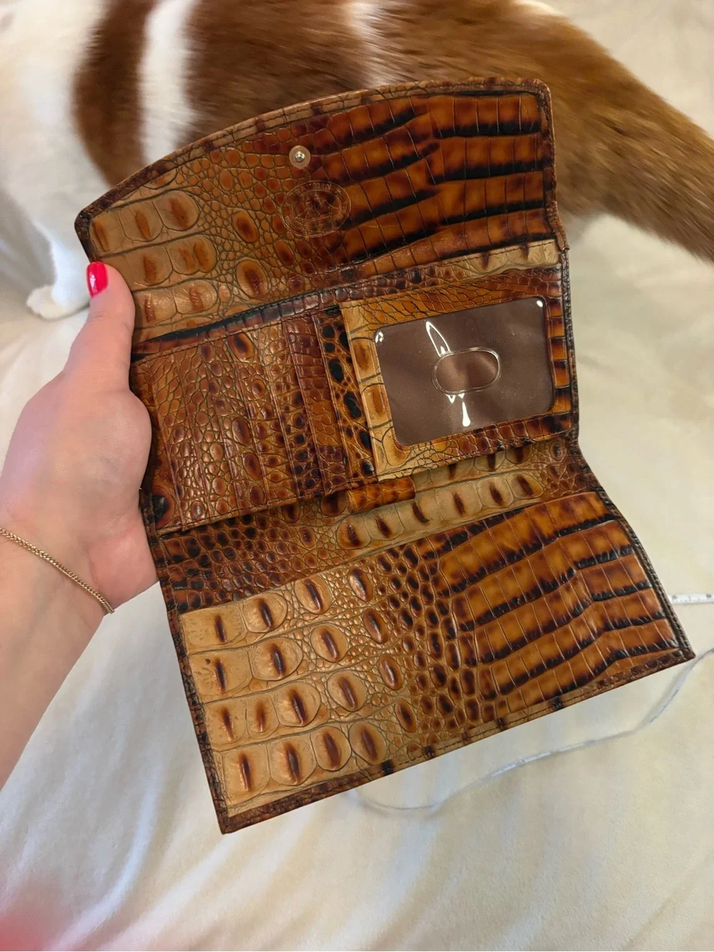 Brahmin genuine trifold